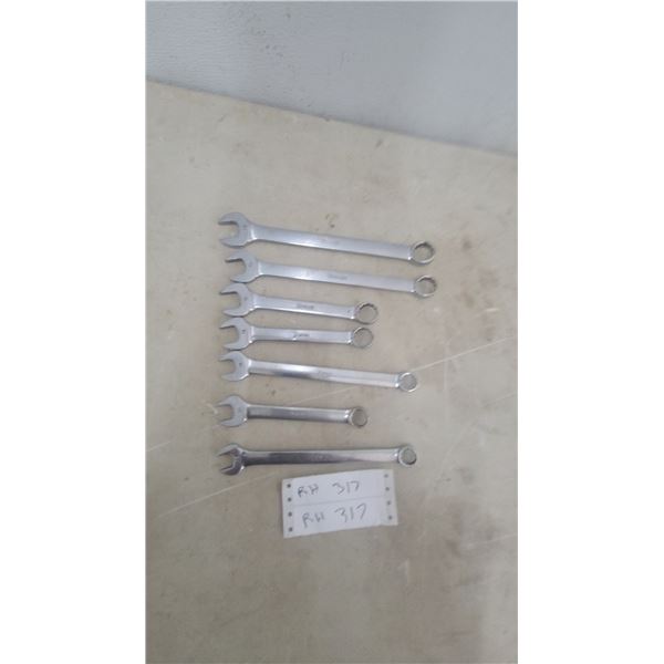 Snap-on Metric Combination Wrenches, 7 Pieces