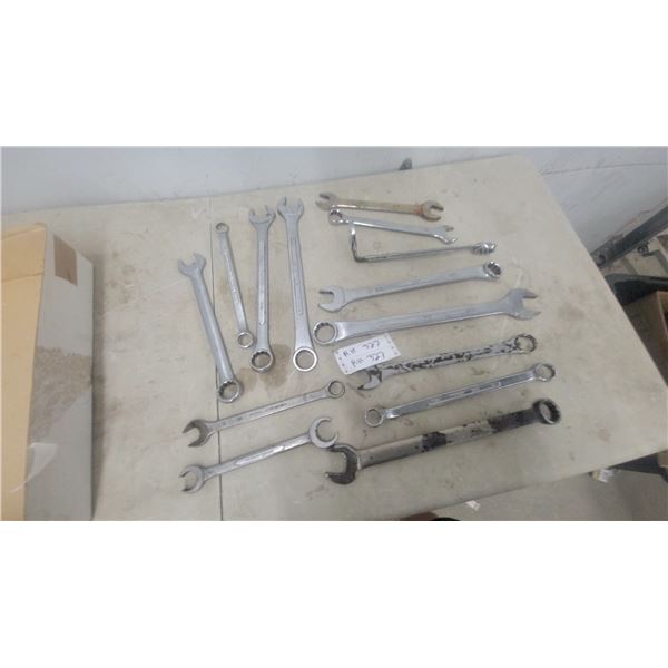 14 Combination, Open-End, and Box-End Wrenches std.