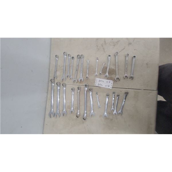 25 Metric Combination Wrenches, 10mm to 22mm, many s.k.
