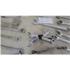 Image 4 : 45 Assortment of Combination and Open-End Wrenches, Proto, S-K, Alloy Steel, Forged USA