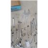 Image 8 : 45 Assortment of Combination and Open-End Wrenches, Proto, S-K, Alloy Steel, Forged USA