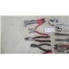 Image 5 : Assorted Pliers, Wire Strippers, and Crescent Adjustable Wrenches Including Heavy Duty