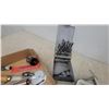 Image 5 : Pneumatic Finish Nailer, Hole Saws, Drill Bits, C-Clamp