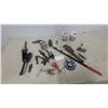 Image 1 : Assorted Tools: Pipe Wrench, Gear Puller, and Sockets