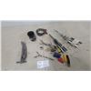 Image 1 : Assortment of Automotive Engine Repair Tools Including Valve Spring Compressor, Ring Compressors an
