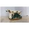 Image 1 : Rare Large MCM TV Lamp Ceramic Hunting Dog Irish Point Setter, Works! 13” Length