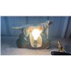 Image 5 : Rare Large MCM TV Lamp Ceramic Hunting Dog Irish Point Setter, Works! 13” Length