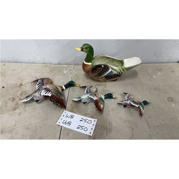 1950s Holt Howard and Japan Duck Collection, 4 Pieces