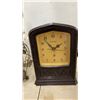 Image 5 : Antique Hammond Electric Desk Clock, 2 Desk Lamps and 2 Industrial Light Wire Cages