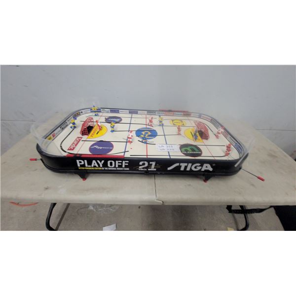 Stiga Play Off 21 Table Hockey Game with Swedish Sponsor Logos