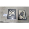 Image 1 : Pair of Gideon Rosenthal Framed Monochrome Nude Art Prints, Signed 11”×14”