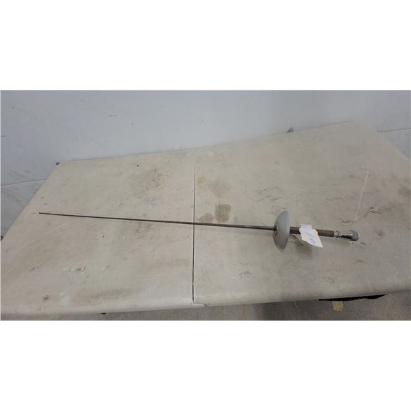 Practice Fencing Foil, Leon Paul, French Grip, 42.6” Long, 1930s