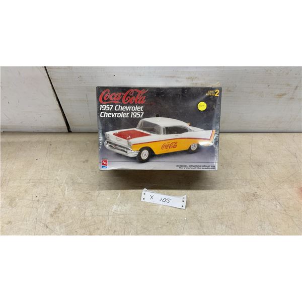 AMT Ertl Coca-Cola 1957 Chevrolet 1/25 Scale Model Kit, Skill Level 2