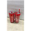 Image 2 : Coca-Cola: Coke Duffle Bag, Can Tumblers, Fitted Sheet, 3 pairs sleep pants with tags