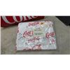 Image 5 : Coca-Cola: Coke Duffle Bag, Can Tumblers, Fitted Sheet, 3 pairs sleep pants with tags