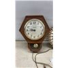 Image 2 : Spartus Model 1125 Hexagonal Electric Pendulum Wall Clock and Westclox Sunburst Wall Clock