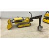 Image 10 : Tonka Mighty Front Loader, Mighty Shovel Excavator, and Mighty Dozer Toy Vehicles