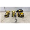 Image 4 : Tonka Mighty Front Loader, Mighty Shovel Excavator, and Mighty Dozer Toy Vehicles
