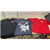 Image 1 : Lot of 3 Coca-Cola T-Shirts Including Black, Red, and 1993 Blue Polar Bear Ice Sports Graphic