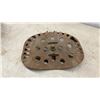 Image 3 : Antique Cast Iron Tractor Implement Seats, Set of 2
