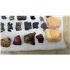 Image 3 : Collection of Lithic Artifacts, Stone Tools, Projectile Points and Flakes in Chert, Flint