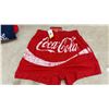 Image 9 : Coca-Cola Brand Knit Boxer Shorts, Red "What You Want," Striped, and Blue Polar Bear, Some with