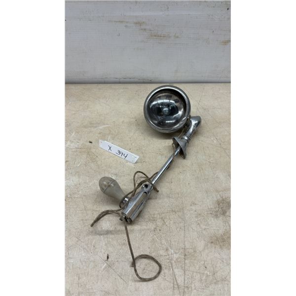 Vintage Chrome utility model H1, S6 Car Spotlight and Handle Assembly, with Wiring, 1940 - 1960’s