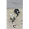 Image 1 : Vintage Chrome utility model H1, S6 Car Spotlight and Handle Assembly, with Wiring, 1940 - 1960’s