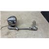 Image 5 : Vintage Chrome utility model H1, S6 Car Spotlight and Handle Assembly, with Wiring, 1940 - 1960’s