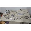 Image 1 : Vintage 1950s Automotive Chrome Trim, Ford, Mercury, Chevrolet Hood Ornaments, Handles