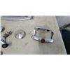 Image 2 : Vintage 1950s Automotive Chrome Trim, Ford, Mercury, Chevrolet Hood Ornaments, Handles