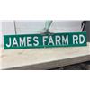 Image 4 : Reflective Street Signs, "Navin Rd 57N" and "James Farm Rd" with Mounting Bracket