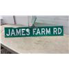 Image 5 : Reflective Street Signs, "Navin Rd 57N" and "James Farm Rd" with Mounting Bracket