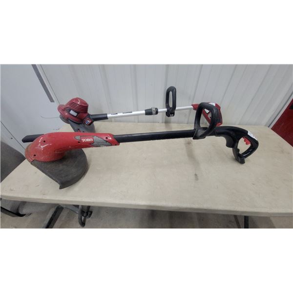 2 Toro Corded Electric String Trimmers