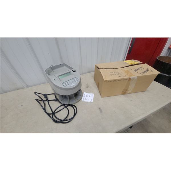 Cummins Allison Mach 3 Coin Counter and Sorter with Power Cord and Coin Machine Parts