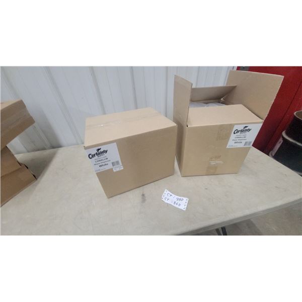 2 Certainty Wipes C9WALLW White Wall-Mount Wipes Dispensers