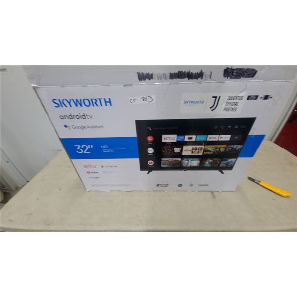 Skyworth 32” HD Android Smart TV with Google Assistant
