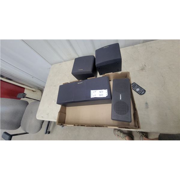 Sony Home Theater Speaker Set with Center Channel, Satellite Speakers, Subwoofer