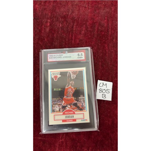 Graded Michael Jordan 1990-91 Fleer Basketball Card