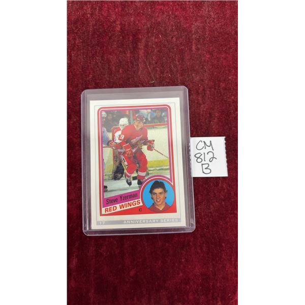Steve Yzerman Detroit Red Wings Card