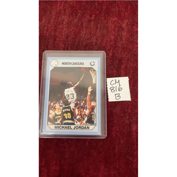 Michael Jordan North Carolina Basketball Card