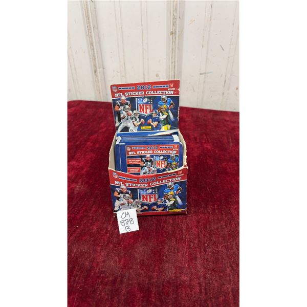 20 Sealed 2012 NFL Sticker Collection Packs