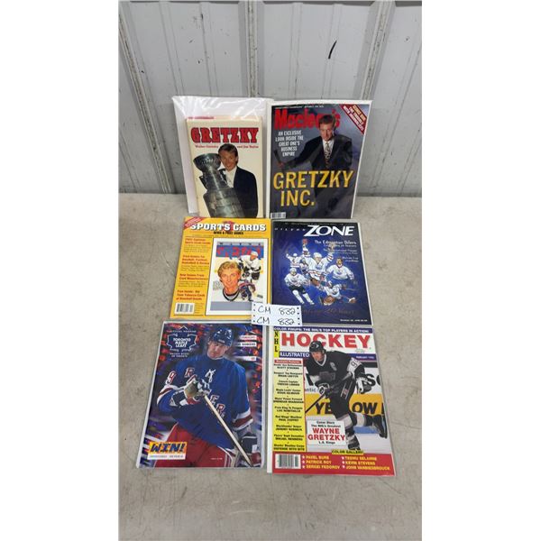 Wayne Gretzky Magazine and Book Collection