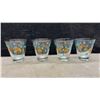 Image 3 : Vintage Mid-Century Glassware: Federal Poppy Tumblers, Hazel Atlas Pinecone Glasses