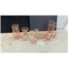 Image 1 : Pink Depression Glass Collection Including Pitchers, Bowls, Tray, and Creamer and Sugar Set