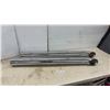 Image 1 : Pair of Chrome Exhaust Stacks with Tapered Fishtail Ends