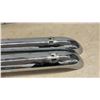 Image 4 : Pair of Chrome Exhaust Stacks with Tapered Fishtail Ends