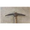 Image 4 : Lot of Three Vintage Pickaxes with Rusted Metal Heads and Wooden Handles