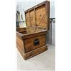 Image 5 : Large wooden Chest-33 1/4” x 16 1/2” x 15 1/2”