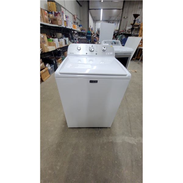 Maytag Top-Load Washing Machine with 10 Wash Cycles and Deep Fill Option, White